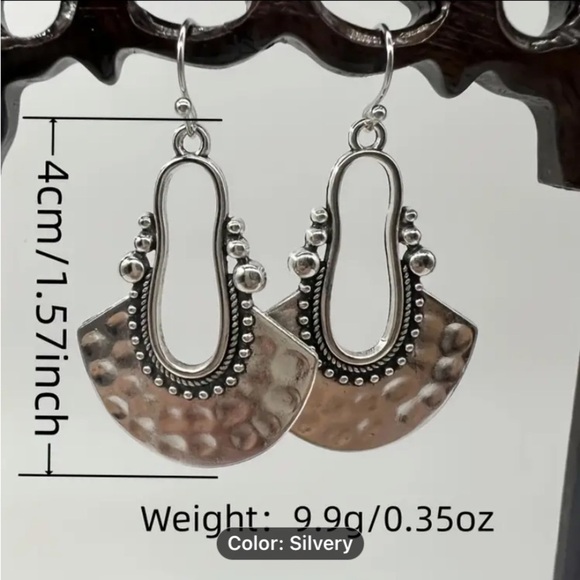 Handmade Bohemian Tribal Earrings - Picture 6 of 6